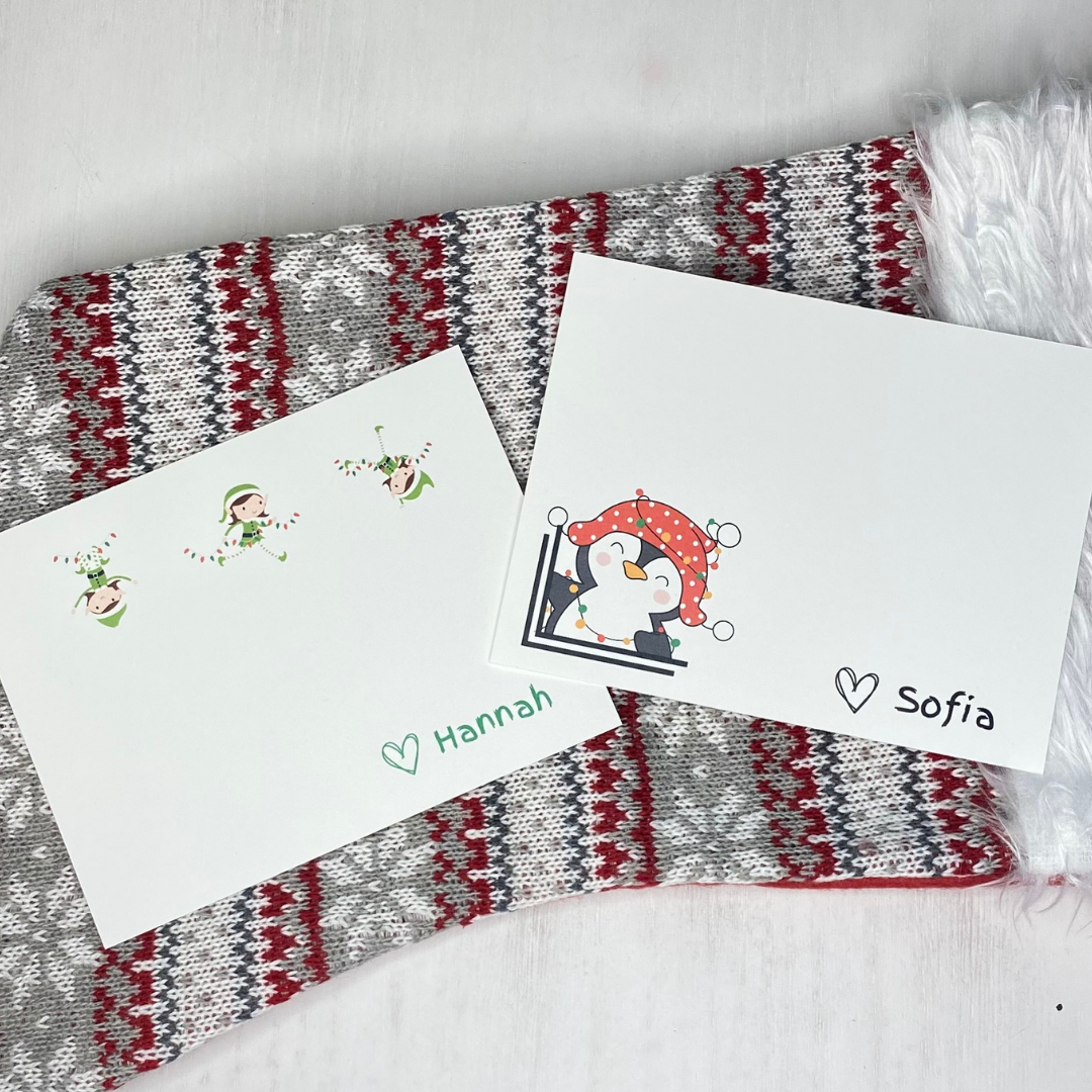 personalized gifts for kids, personalized notecards for kids, best stocking stuffers for 8 year old girl, unique stocking stuffer for 8 year old boy