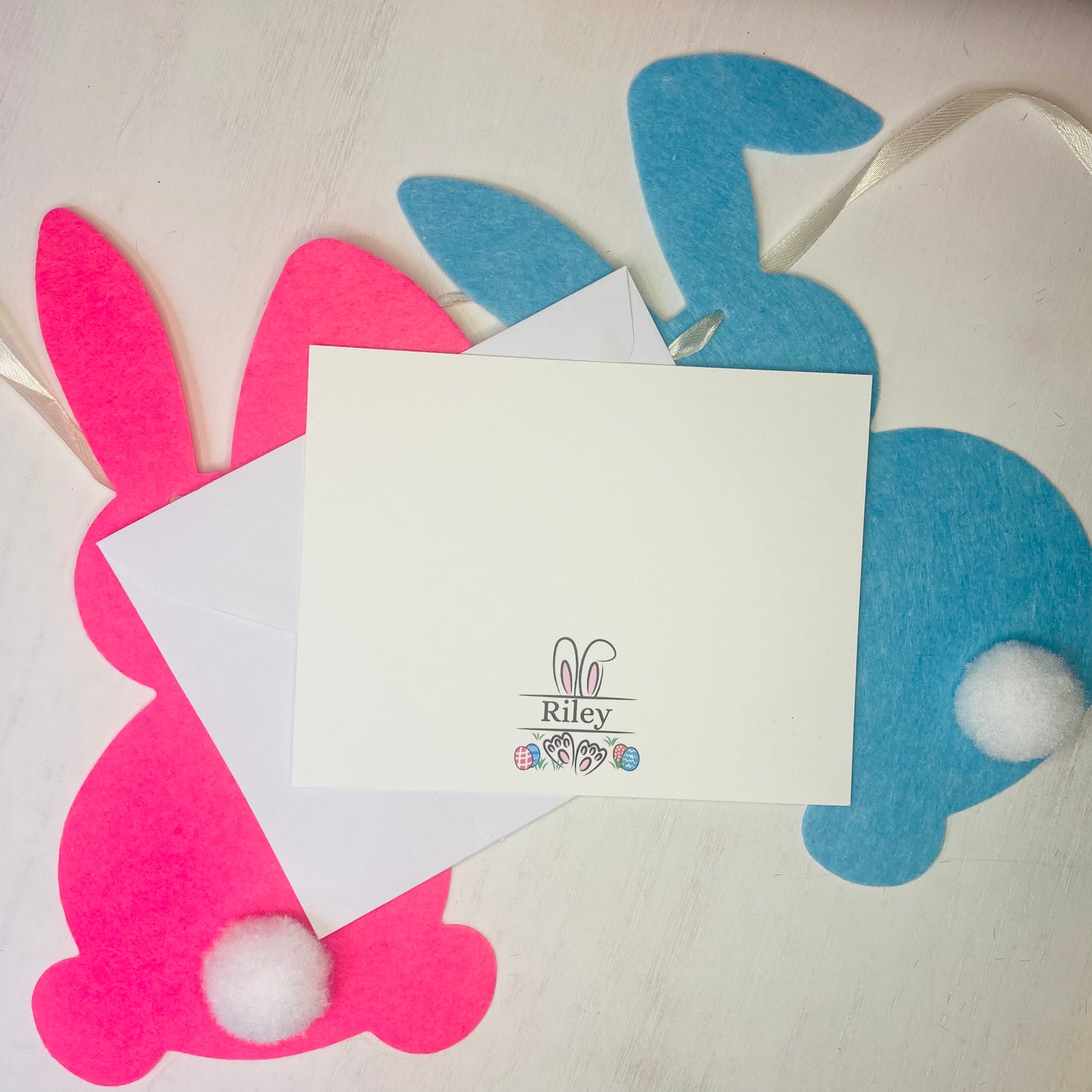 Easter basket stuffers for girls, personalized Easter stationery for kids, personalized Easter gifts for kids Fun Learn Grow Co.
