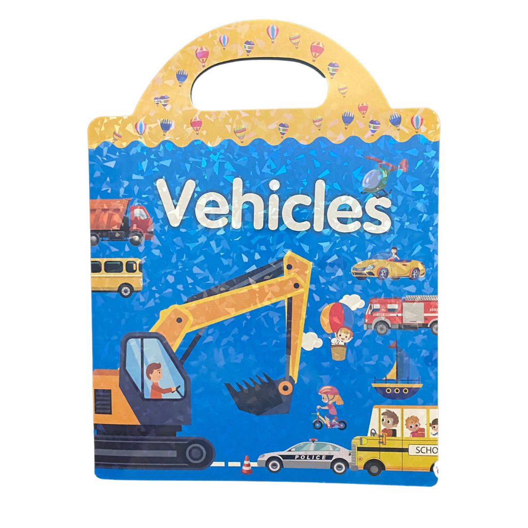 30% OFF! Usually $9.99! Tri-Fold Reusable Sticker Book | Dinosaur | Insects | Farm | Vehicles | Ocean Animals Fun Learn Grow Co.