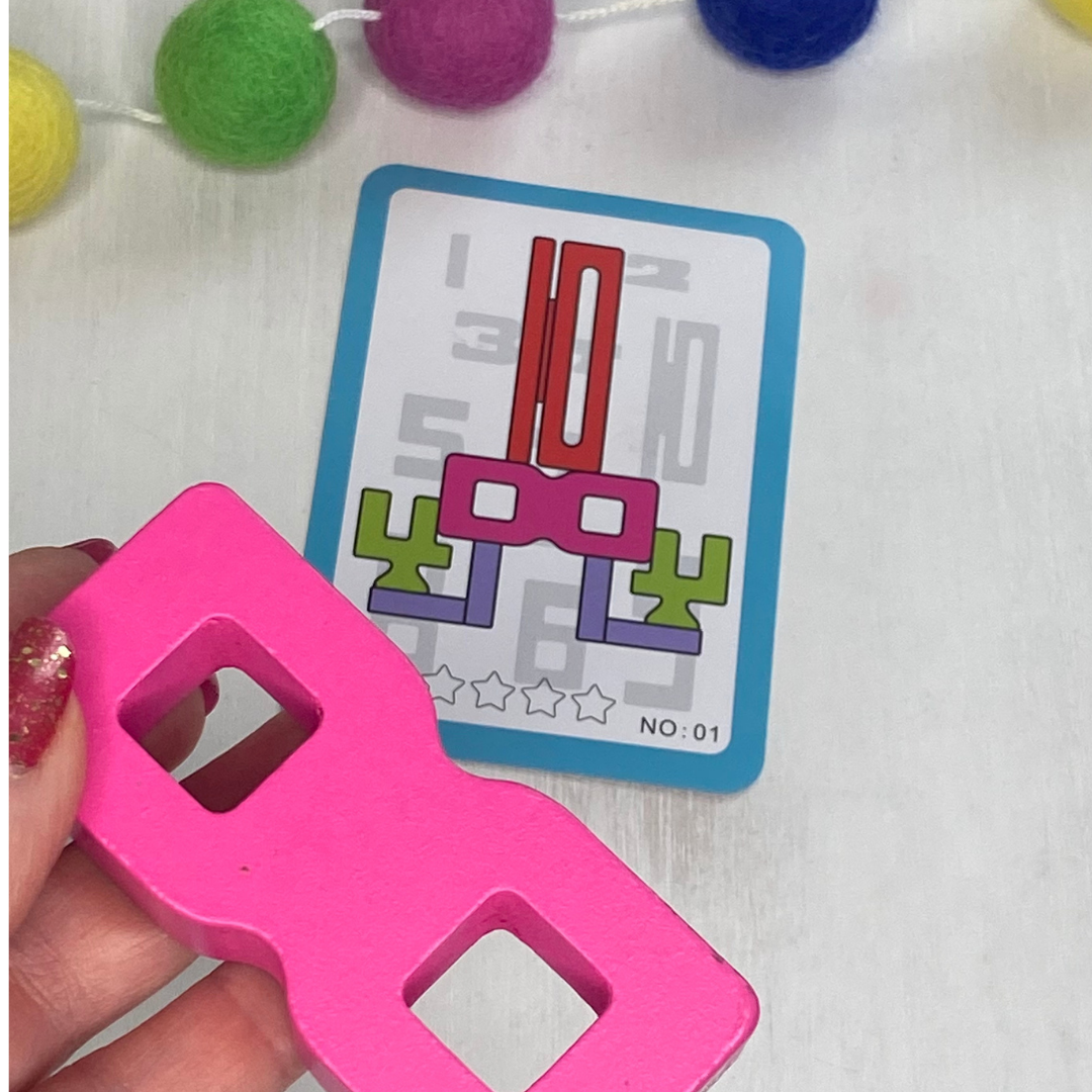 Wooden Numbers Building Blocks Game - Fun Learn Grow Co.