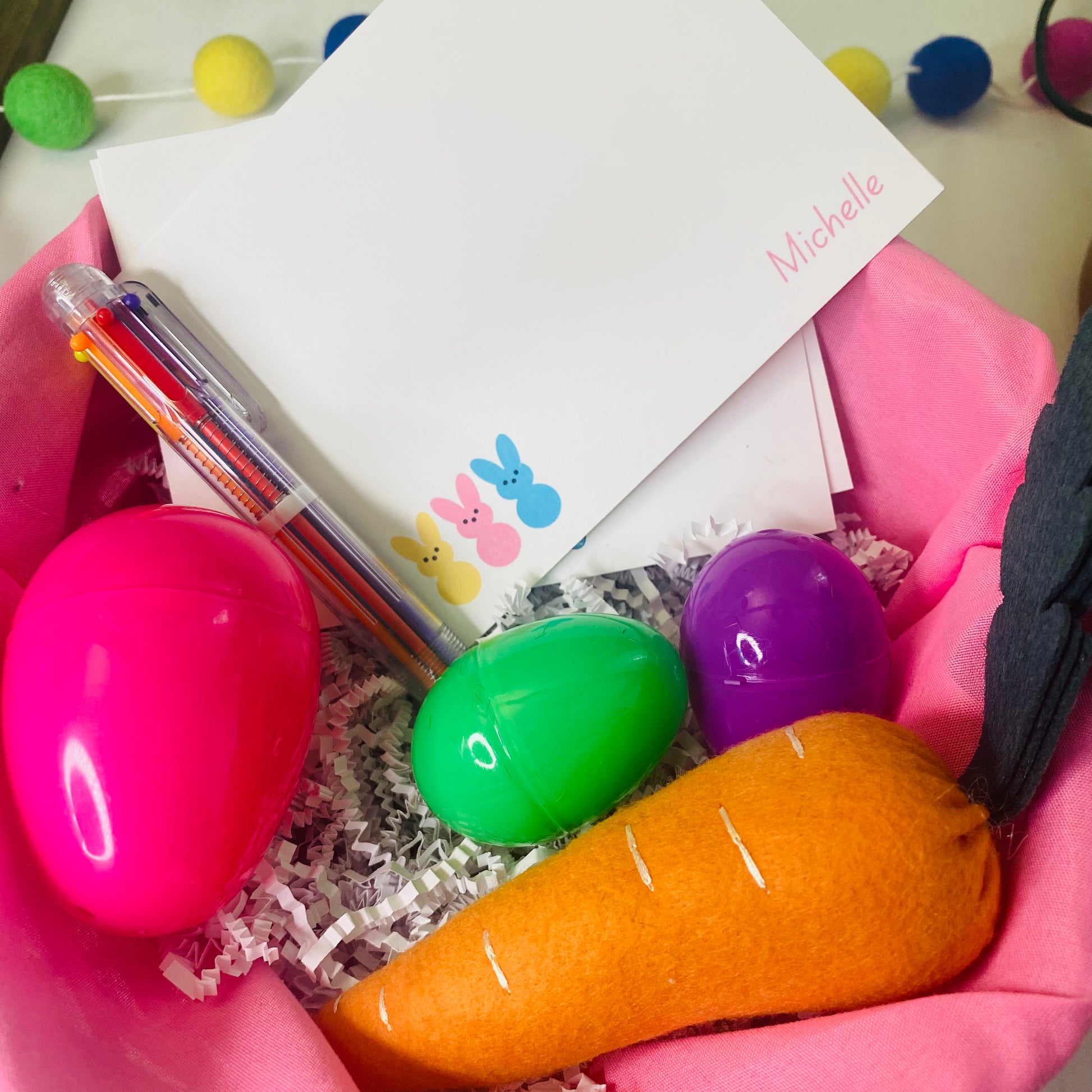 Personalized Kids Easter Notecard Set with Pen - Fun Learn Grow Co.