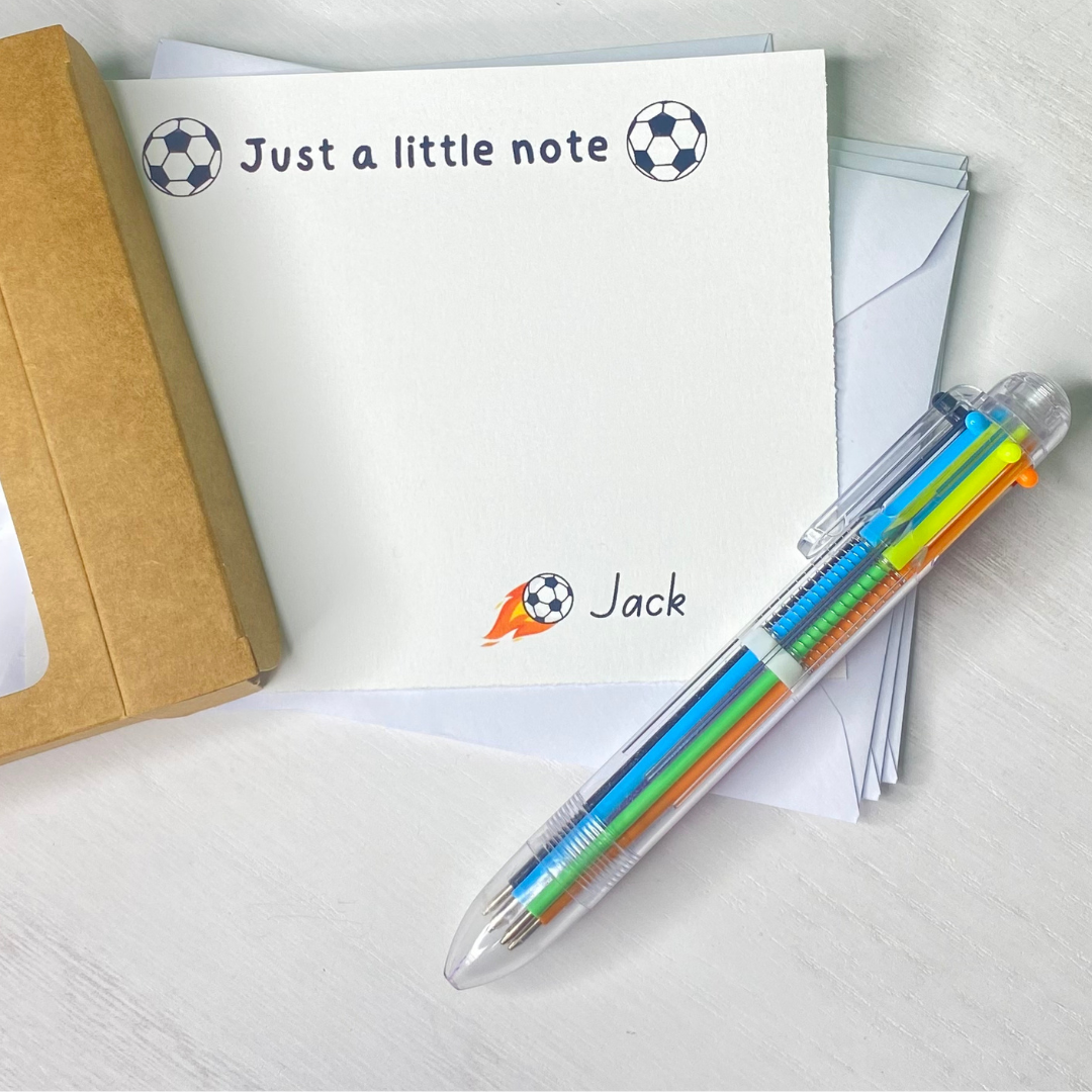 Personalized stationary for kids! Help your child to express their personality with these adorable notecards! Fun Learn Grow Co.