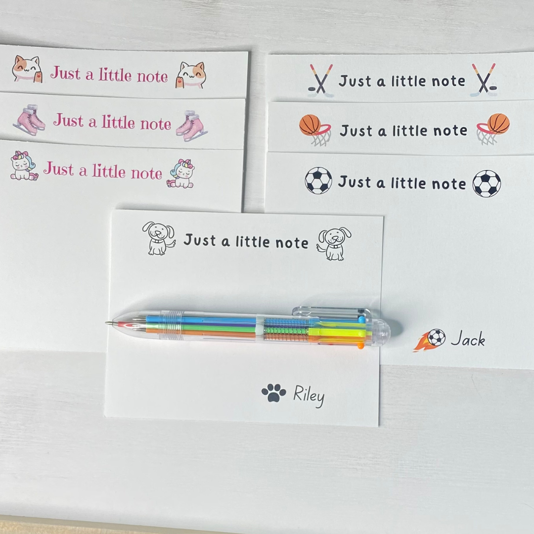 Notecard gift set for kids! Build your child's confidence by showing them how to express gratitude! Fun Learn Grow Co.