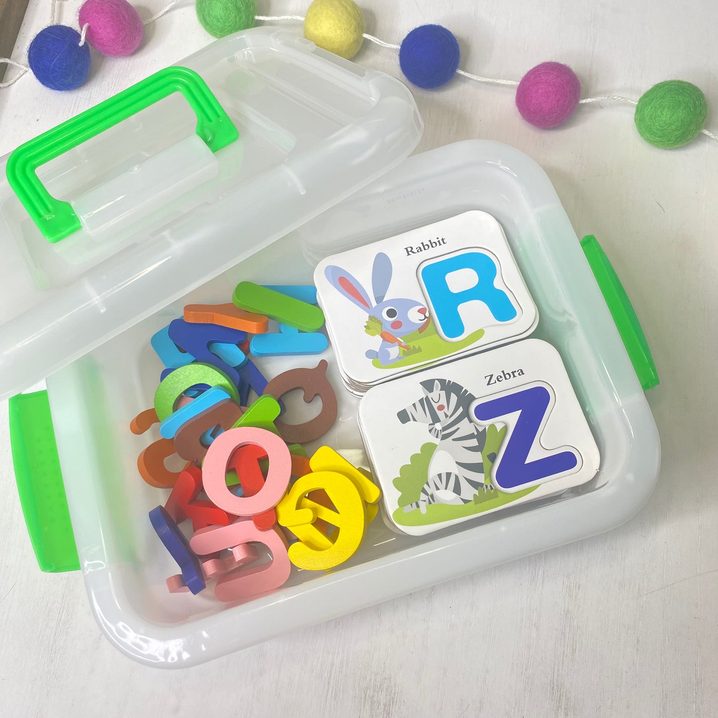 Best educational tool for preschoolers! Develop fine motor skills and spatial reasoning while learning their letters with hands-on learning! Fun Learn Grow Co.