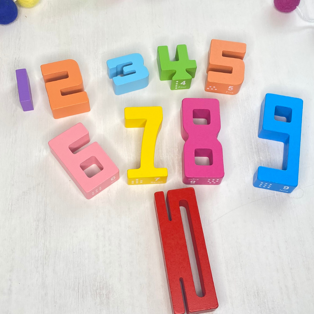 Wooden Numbers Building Blocks Game - Fun Learn Grow Co. Fun Learn Grow Co.