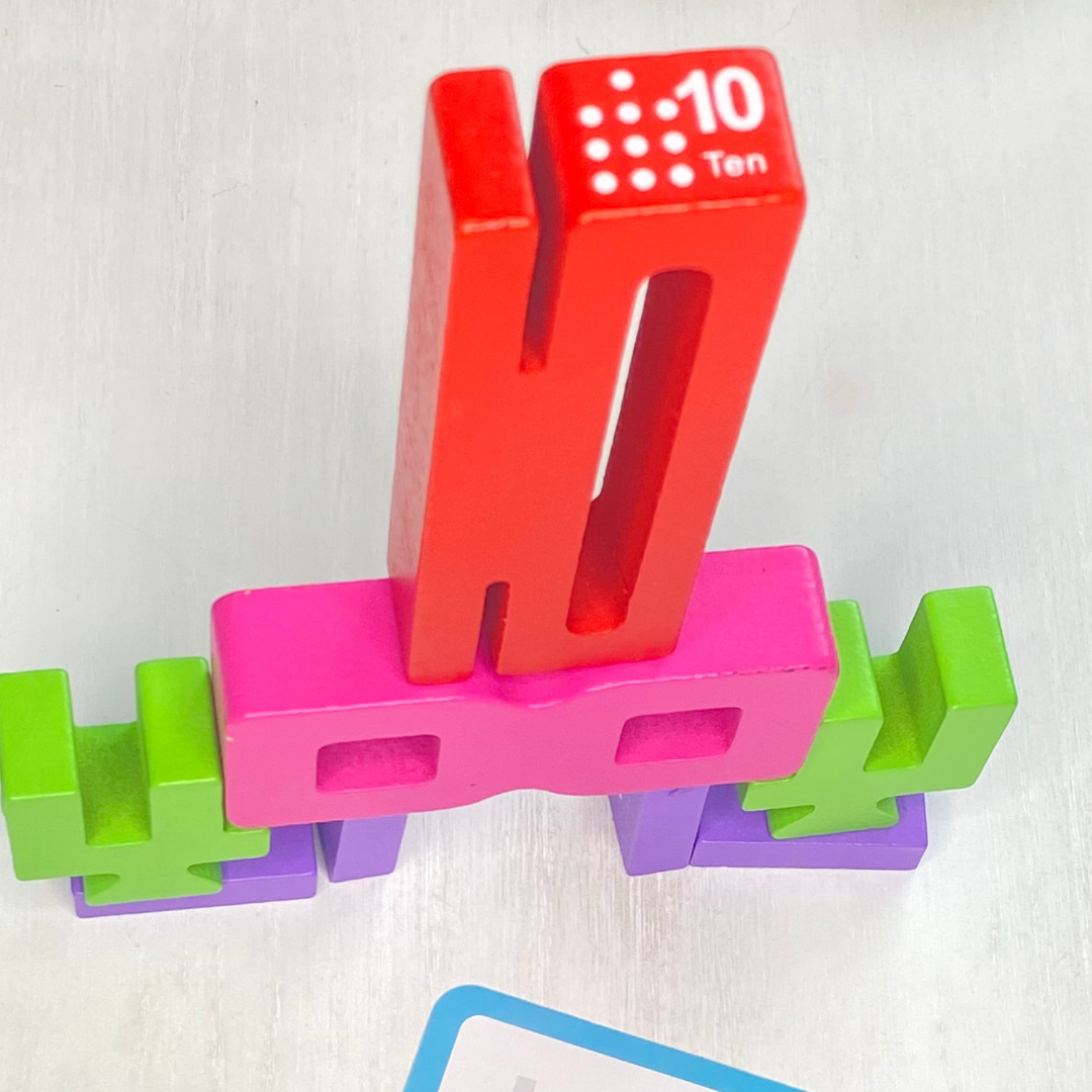 Wooden Numbers Building Blocks Game - Fun Learn Grow Co. Fun Learn Grow Co.