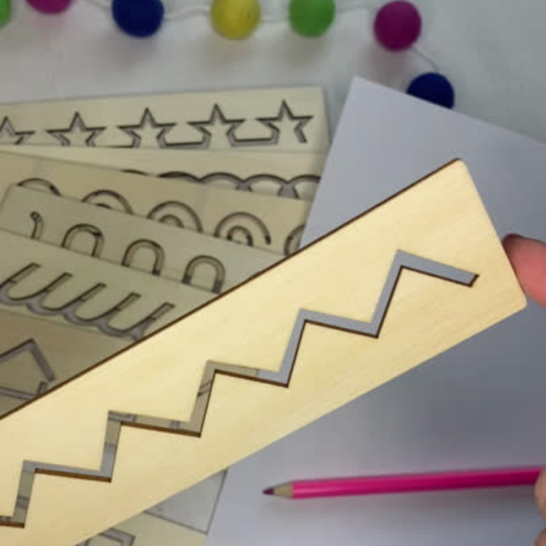 Wooden Montessori | Early Learning | Pen Control | Practice Stencils - Fun Learn Grow Co. Fun Learn Grow Co.