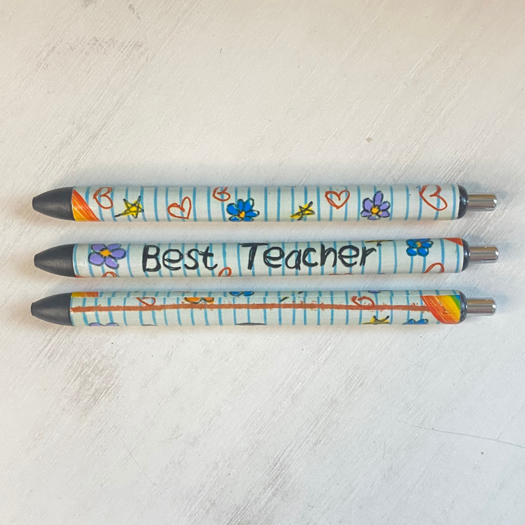 Best Teacher Smooth Writing Pen - Fun Learn Grow Co.