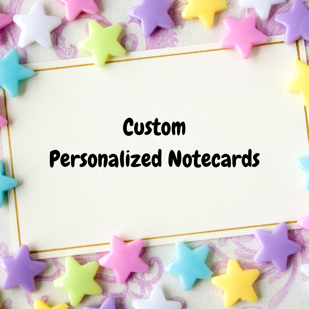 Custom Made Notecards - Fun Learn Grow Co.