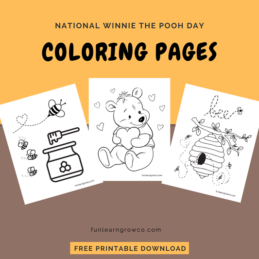 Winnie The Pooh Coloring Pages Fun Learn Grow Co.